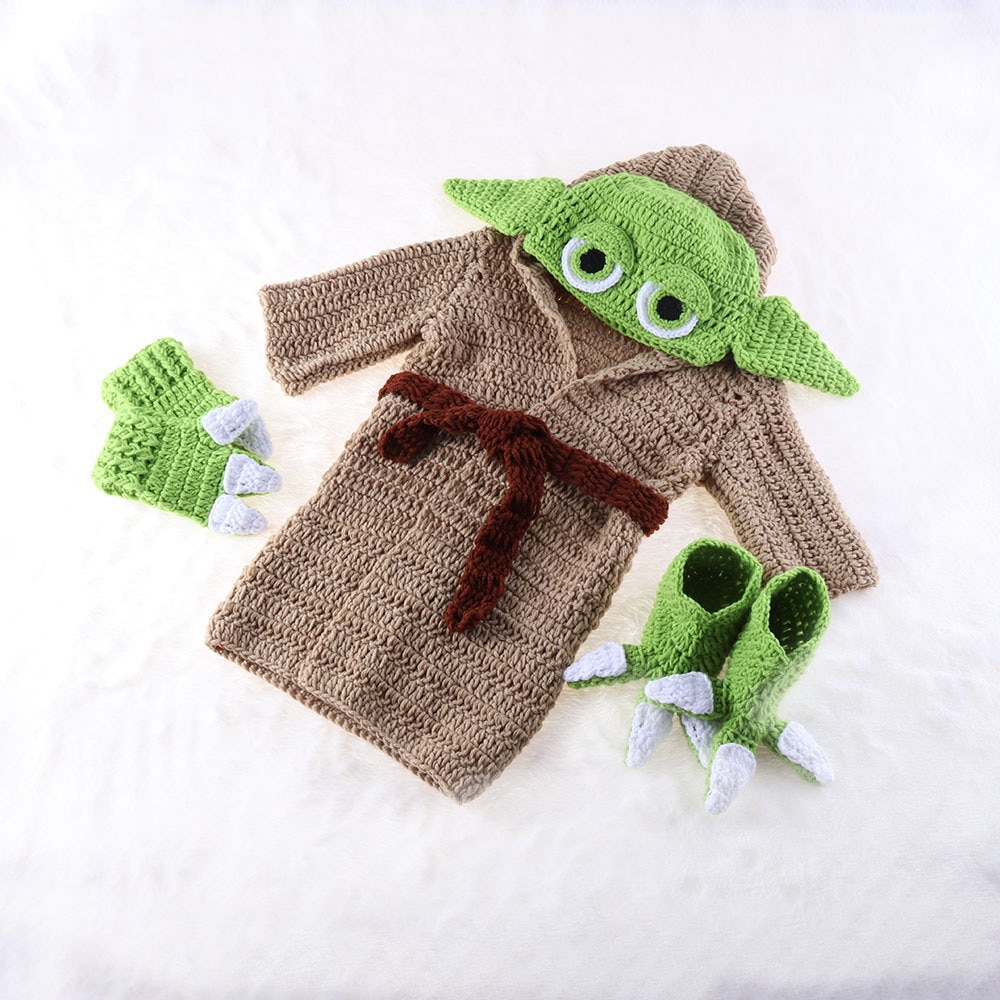 Yoda Baby Outfit Crochet Costume